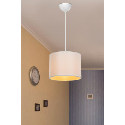 Ceiling light PWL-1115 pakoworld Ε27 cream-white D22x60cm