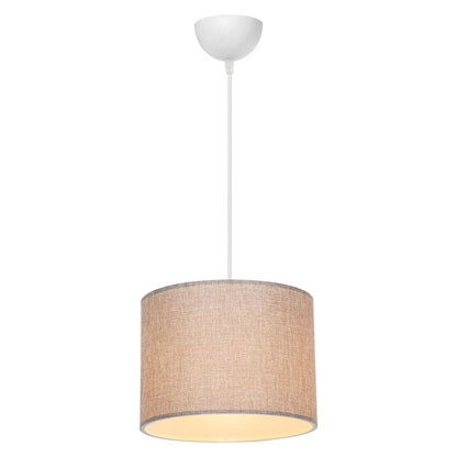 Ceiling light PWL-1115 pakoworld Ε27 beige-white D22x60cm