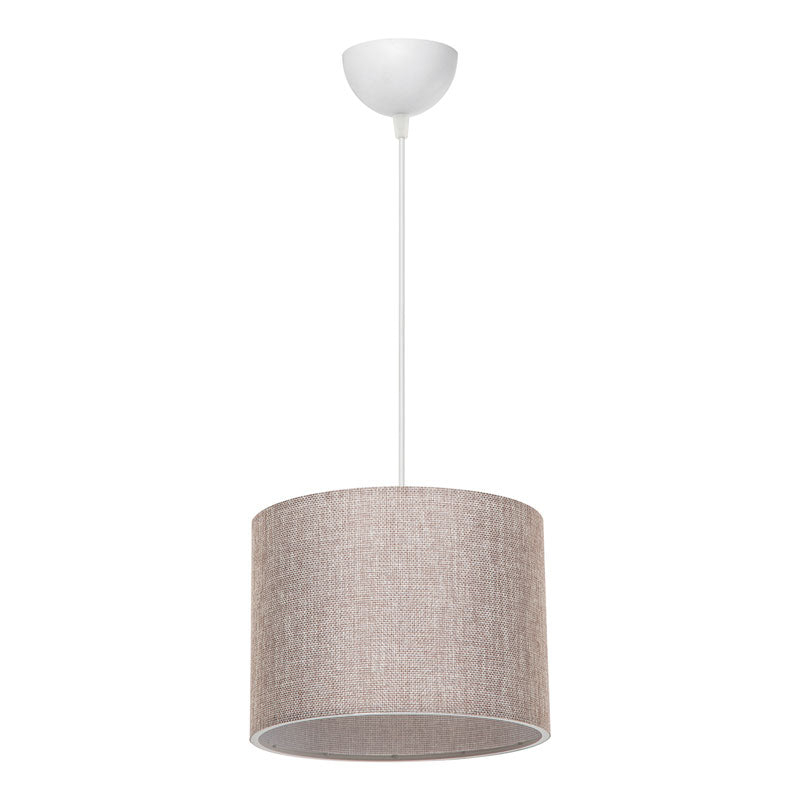 Ceiling light PWL-1115 pakoworld Ε27 beige-white D22x60cm