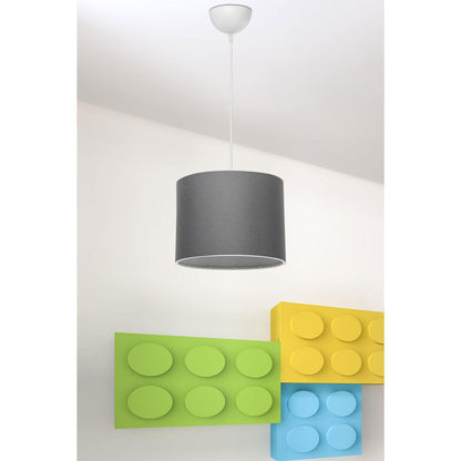 Ceiling light PWL-1115 Ε27 grey-white D22x16,5cm