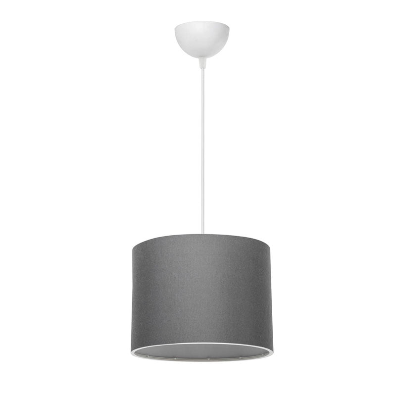 Ceiling light PWL-1115 Ε27 grey-white D22x16,5cm