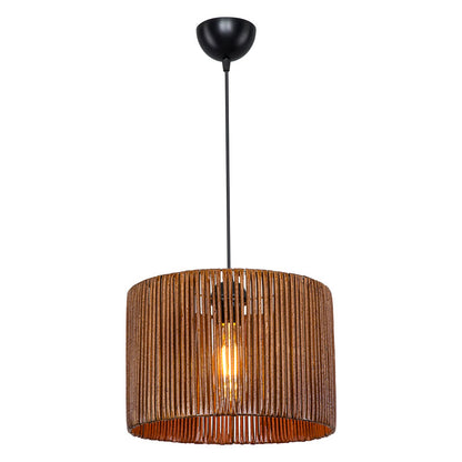 Ceiling light PWL-1117 pakoworld Ε27 brown D30x75cm