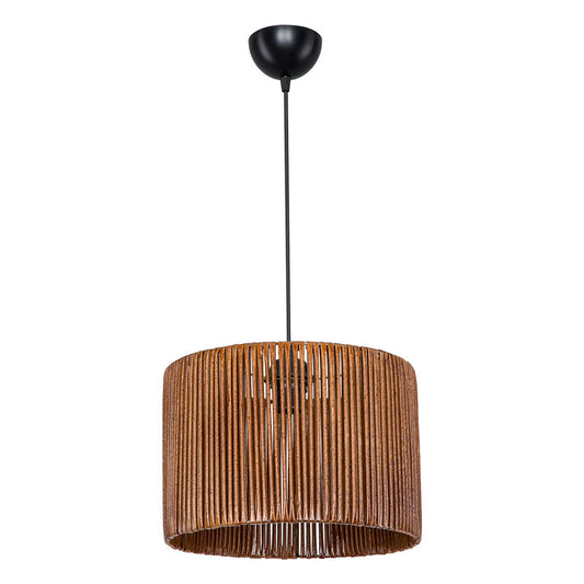 Ceiling light PWL-1117 pakoworld Ε27 brown D30x75cm