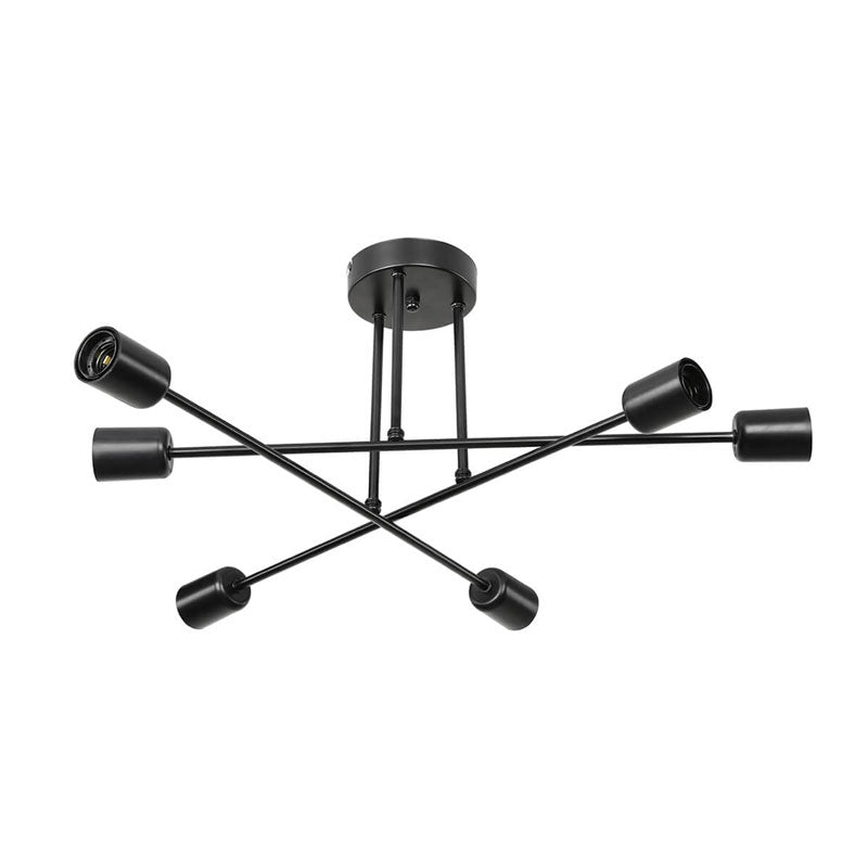 Ceiling light PWL-1122 pakoworld Ε27 black D61x25cm