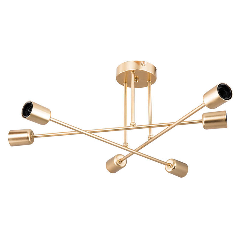 Ceiling light PWL-1122 Ε27 gold D61x25cm