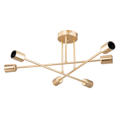 Ceiling light PWL-1122 pakoworld Ε27 gold D61x25cm