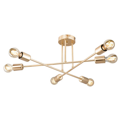 Ceiling light PWL-1122 Ε27 gold D61x25cm