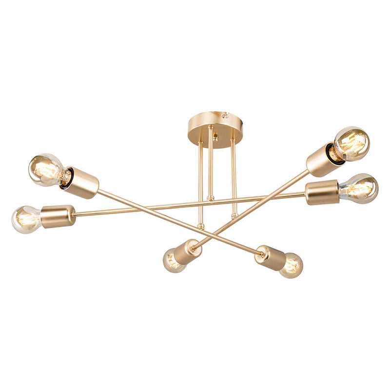 Ceiling light PWL-1122 pakoworld Ε27 gold D61x25cm