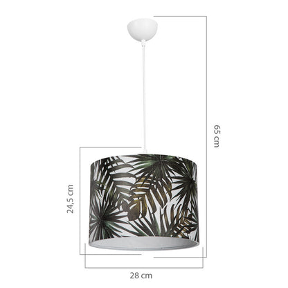 Ceiling light PWL-1123 pakoworld Ε27 multicolour D28x65cm