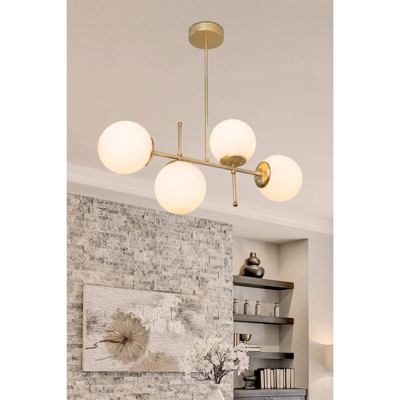 Ceiling light PWL-1128 Ε27 golden 70x20x35cm