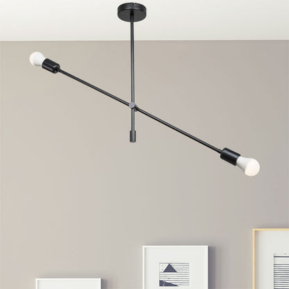 Ceiling light PWL-1157 pakoworld E27 black 90x90x55cm