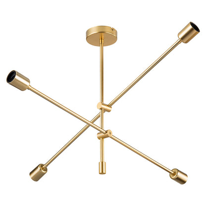 Ceiling light PWL-1158 pakoworld E27 golden 90x90x55cm