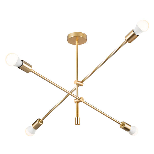 Ceiling light PWL-1158 pakoworld E27 golden 90x90x55cm