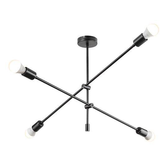 Ceiling light PWL-1158 pakoworld E27 black 90x90x55cm