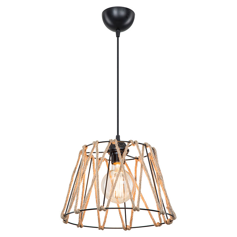 Ceiling light PWL-1160 pakoworld E27  black-ropa 30x54cm