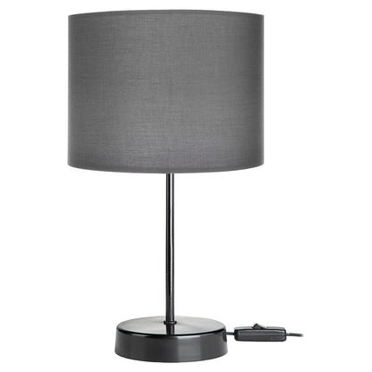 Table lamp PWL-1183 Ε27 anthracite-black D22x36.5cm