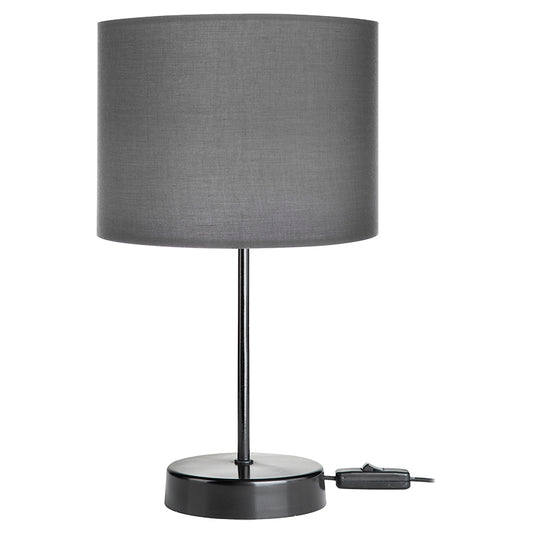 Table lamp PWL-1183 Ε27 anthracite-black D22x36.5cm