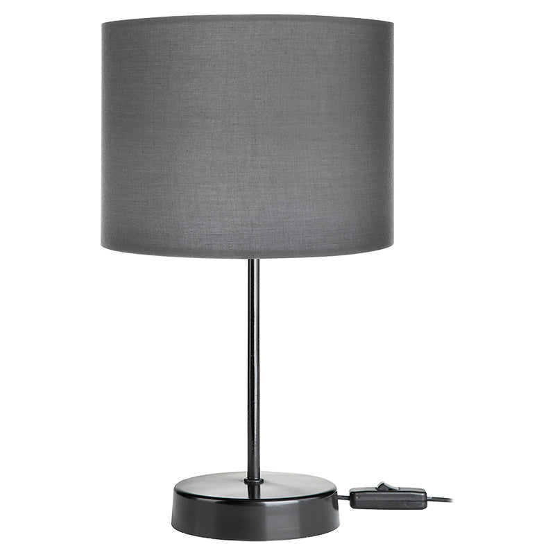 Table lamp PWL-1183 pakoworld Ε27 anthracite-black D22x36.5cm