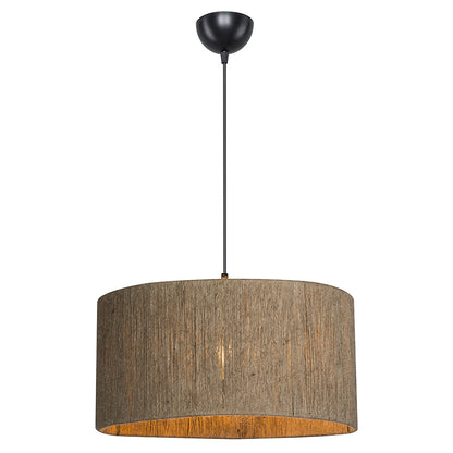 Ceiling light PWL-1184 Ε27 brown D40x20cm