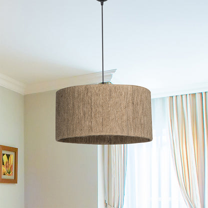 Ceiling light PWL-1184 Ε27 brown D40x20cm
