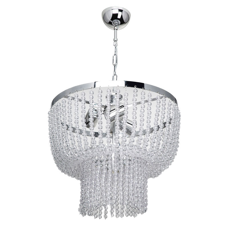 Ceiling light PWL-1186 pakoworld Ε27 silver D40x73cm