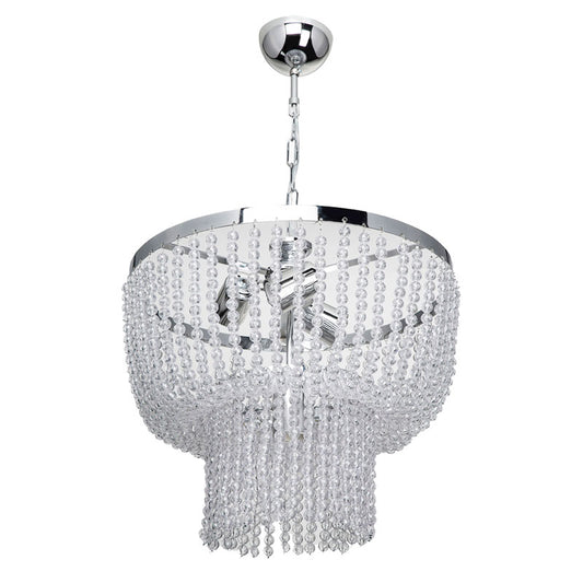 Ceiling light PWL-1186 pakoworld Ε27 silver D40x73cm