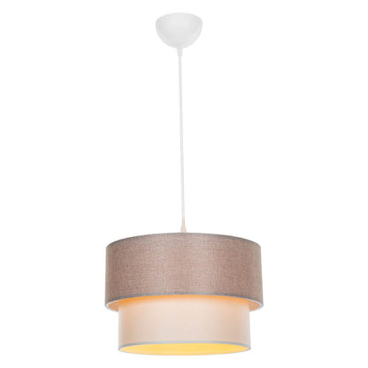 Ceiling light PWL-1194 pakoworld Ε27 beige D30x72cm