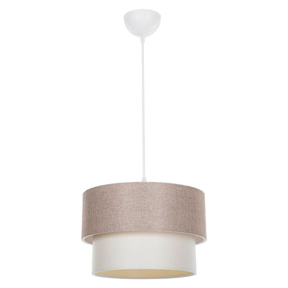 Ceiling light PWL-1194 pakoworld Ε27 beige D30x72cm