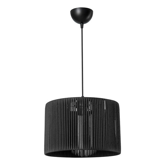 Ceiling light Levitate pakoworld Ε27 black D30x75cm