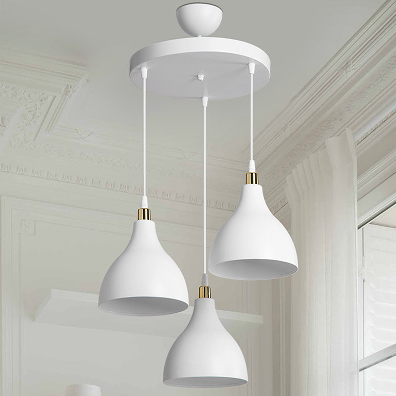 Ceiling light Lofty pakoworld Ε27 white D40x80cm