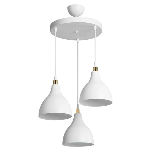 Ceiling light Lofty pakoworld Ε27 white D40x80cm