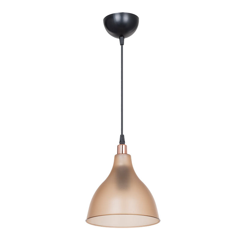 Ceiling light Orazio amber-blackD18.5x22cm