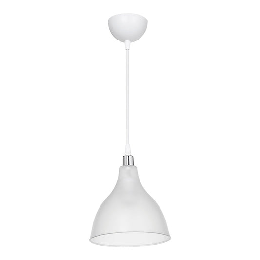 Ceiling light Orazio pakoworld Ε27 clear-white D18.5x56cm