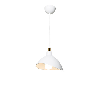 Single light ceiling lamp Oufoa pp in white shade D22x22cm