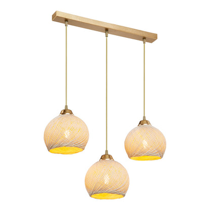 Three-light ceiling lamp PWL-0973 II E27 gold 50x18x85cm
