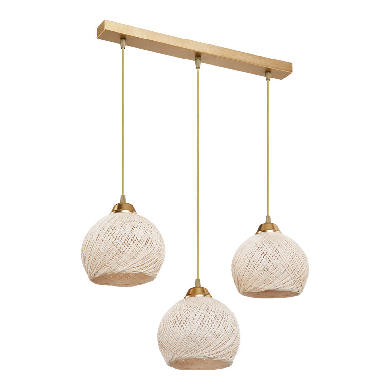 Three-light ceiling lamp PWL-0973 II E27 gold 50x18x85cm