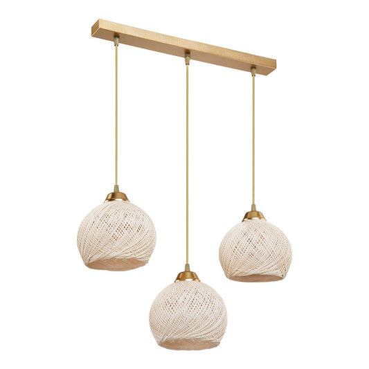Three-light ceiling lamp PWL-0973 II E27 gold 50x18x85cm