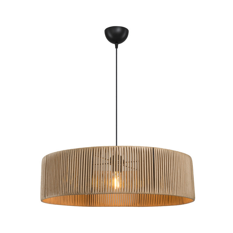 Tebaha single-light ceiling lamp E27 in natural shade Φ55x20cm