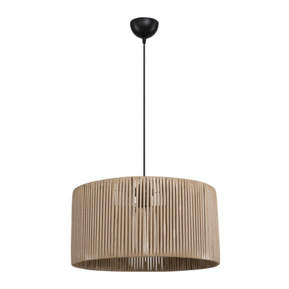 Lambu pakoworld single-light ceiling lamp E27 in natural shade Φ40x20cm