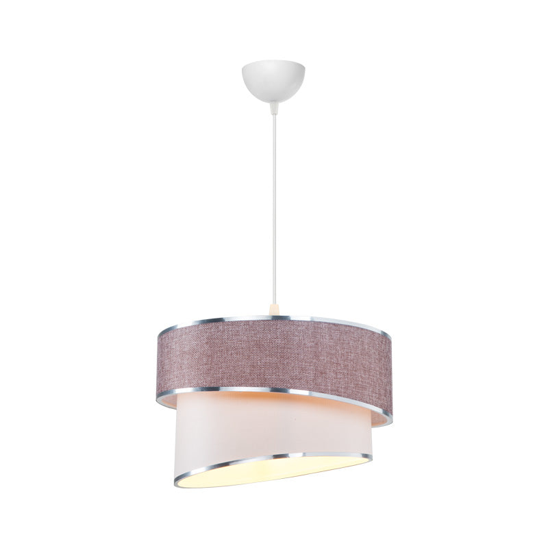 Ceiling light Loopy Ε27 rose-white D30x18cm