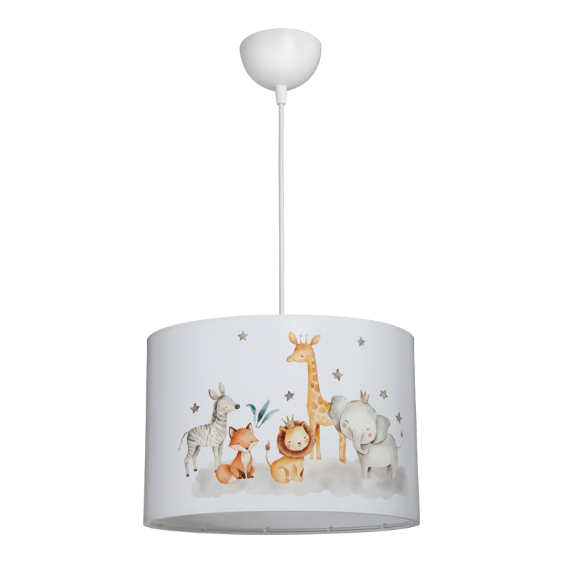 Kids' ceiling luminaire Tots led E27 multicolor PVC D30x20cm