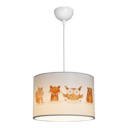 Kids' ceiling luminaire Wooda led E27 multicolor PVC D30x20cm