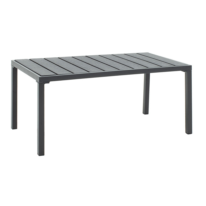 Lounge set 4pcs Patio pakoworld metal-anthracite pe pillows black