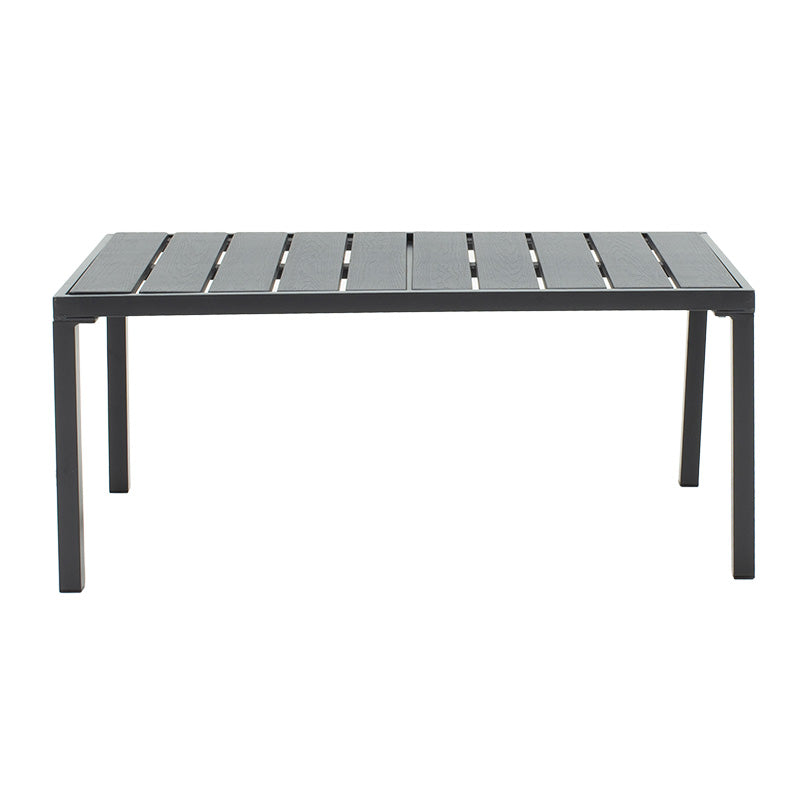 Lounge set 4pcs Patio pakoworld metal-anthracite pe pillows black