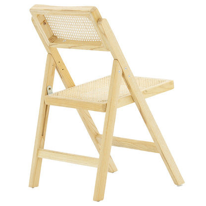 Yoko pakoworld folding chair beige pvc rattan-natural leg