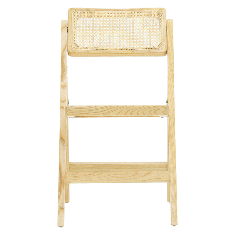 Yoko pakoworld folding chair beige pvc rattan-natural leg