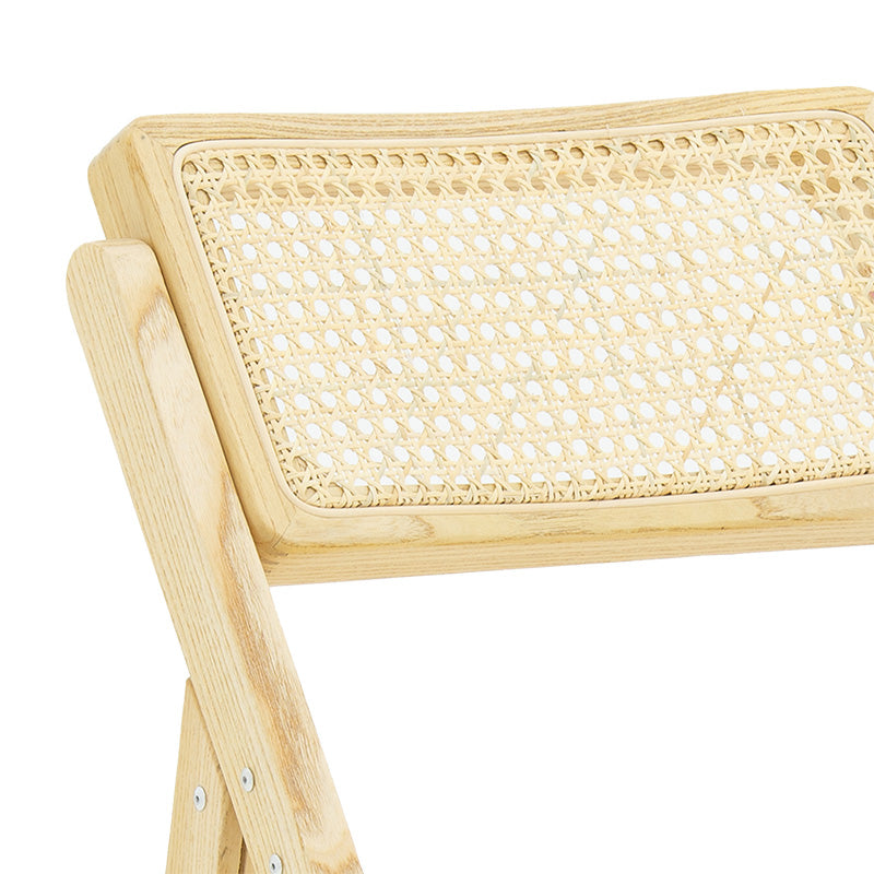 Yoko pakoworld folding chair beige pvc rattan-natural leg