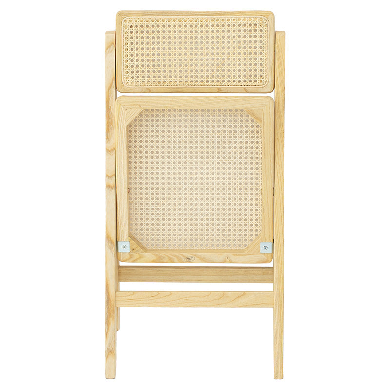 Yoko pakoworld folding chair beige pvc rattan-natural leg