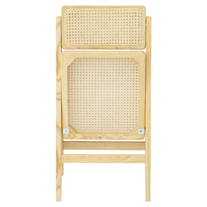 Yoko pakoworld folding chair beige pvc rattan-natural leg