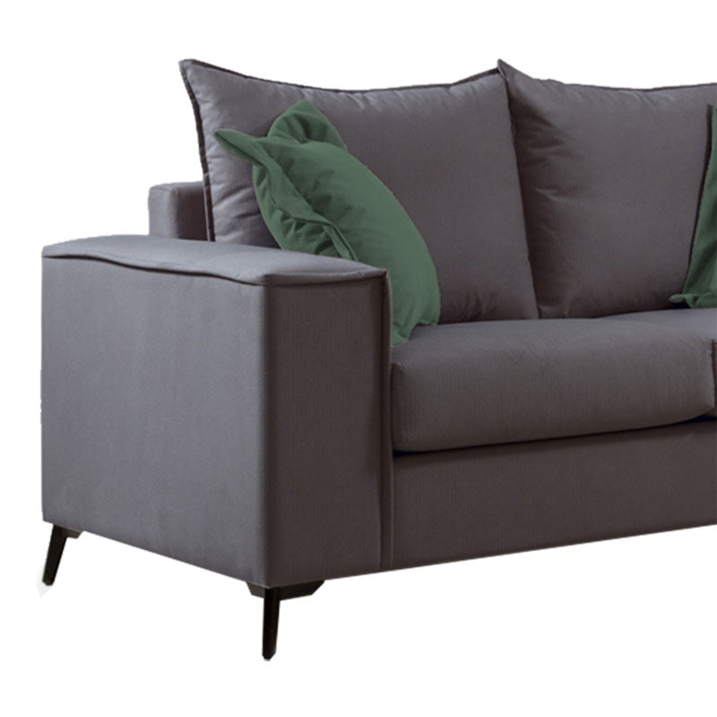 2 seater Verona sofa anthracite - cypress cushions 173x93x100cm